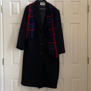 Fully lined wool coat